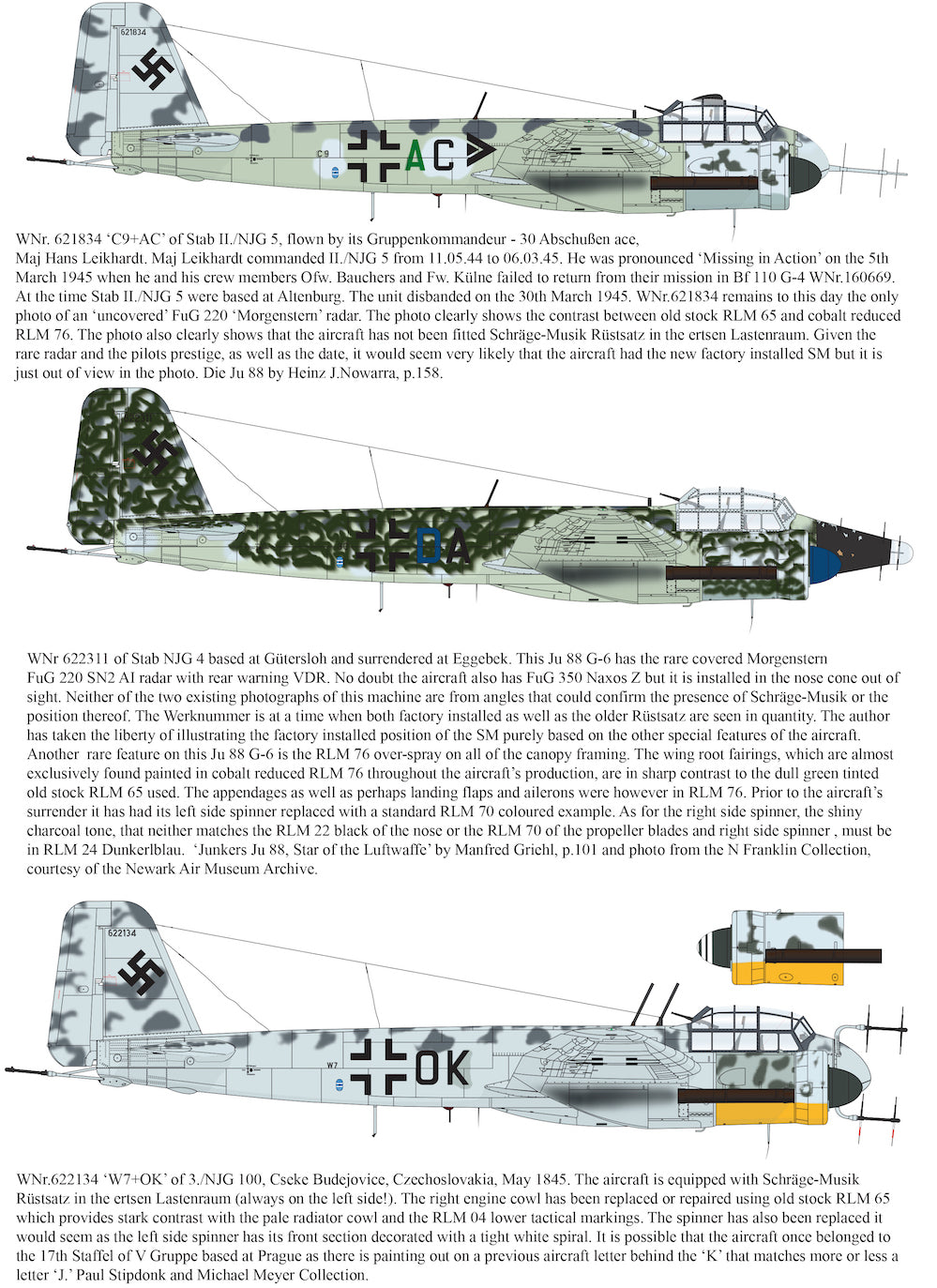 Aims AIMS72D040 1:72 Junkers Ju-88G-6 collection