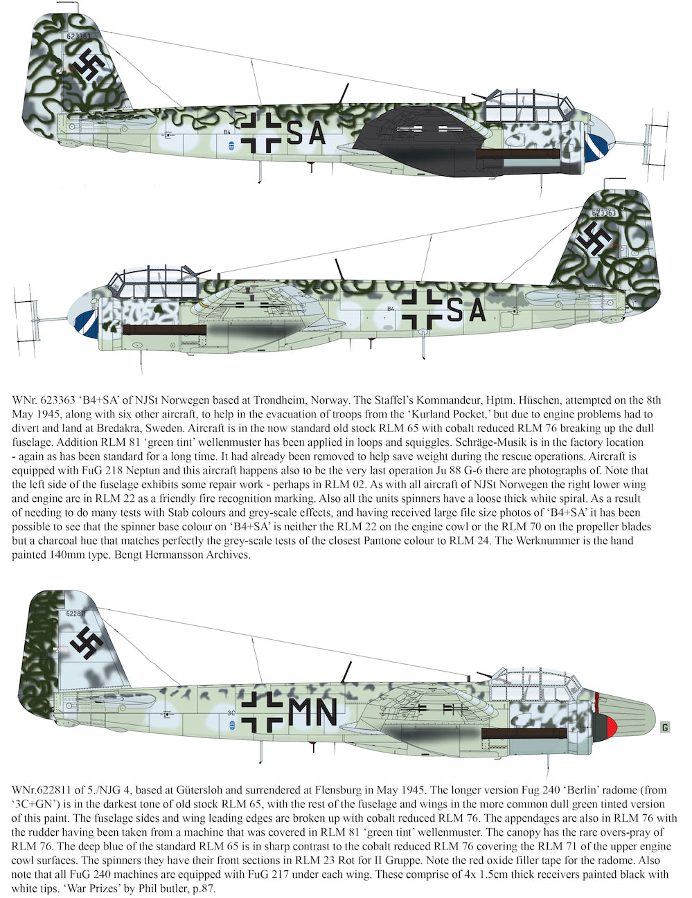 Aims AIMS72D040 1:72 Junkers Ju-88G-6 collection