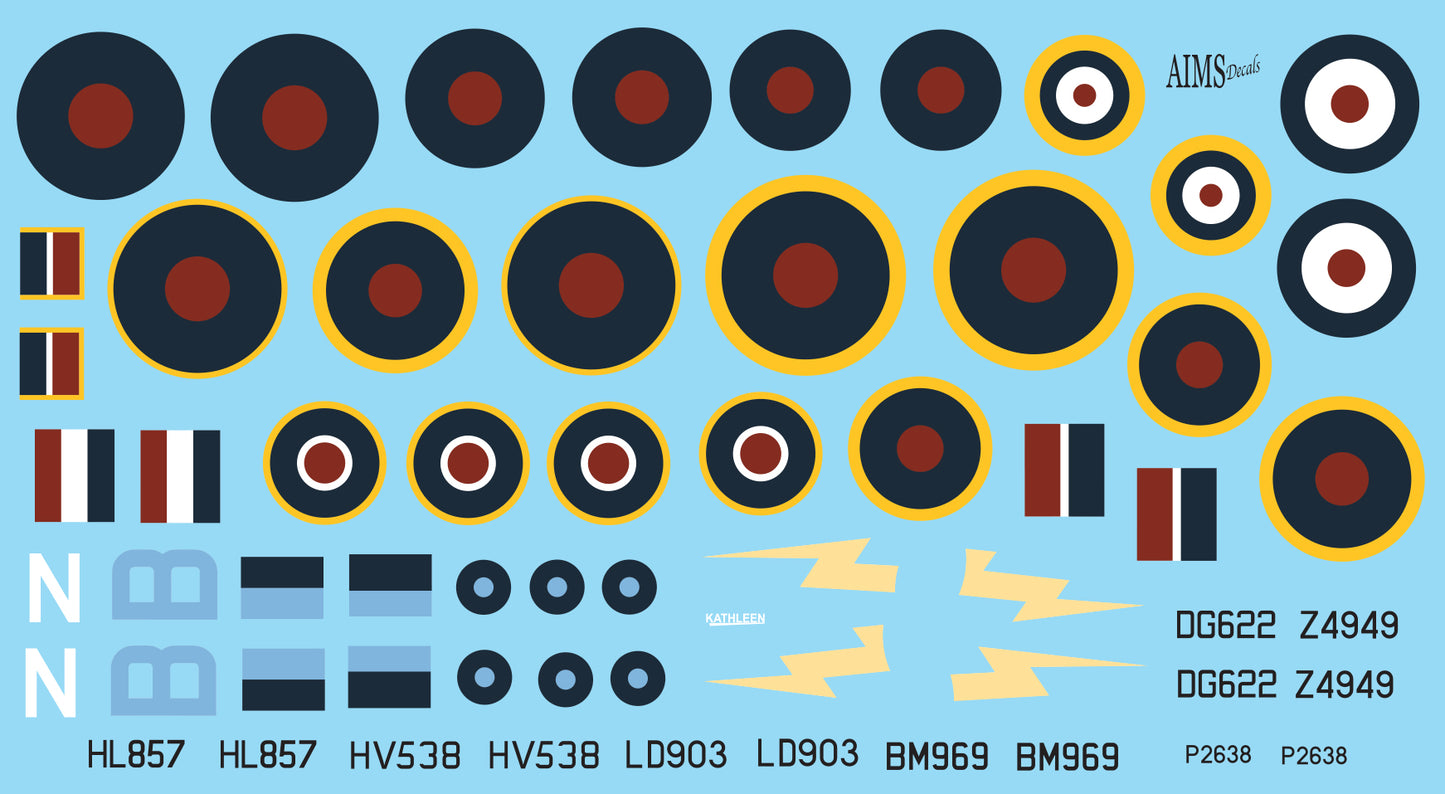 Aims AIMS72P011 1:72 PR Hawker Hurricane conversion for any kit