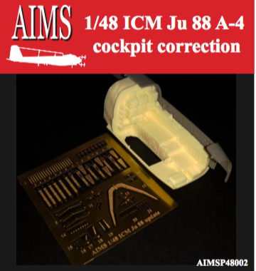 Aims AIMSP48002 1:48 Junkers Ju-88A-4 cockpit update