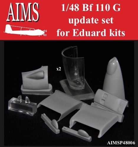 Aims AIMSP48006 1:48 Messerschmitt Bf-110G-2/Bf-110G-4 update