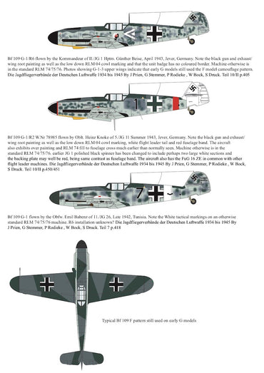 Aims AIMS48P014 1:48 Messerschmitt Bf-109G-1 conversion