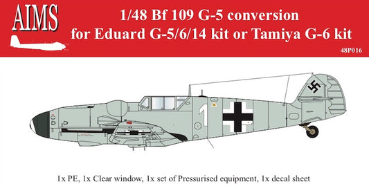 Aims AIMS48P016 1:48 Messerschmitt Bf-109G-5 conversion