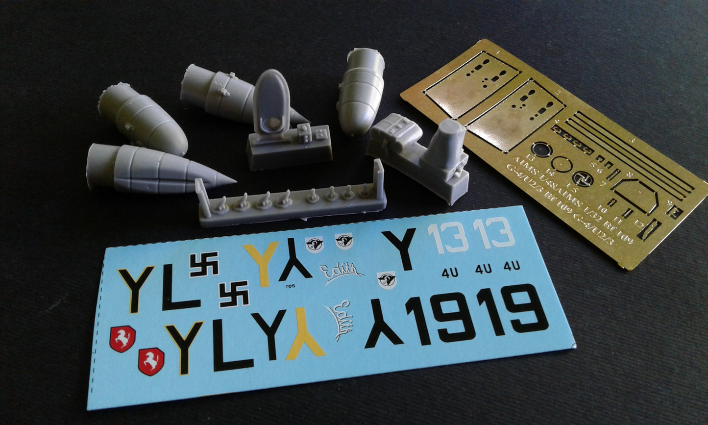 Aims AIMS48P018 1:48 Messerschmitt Bf-109G-4/R3 conversion