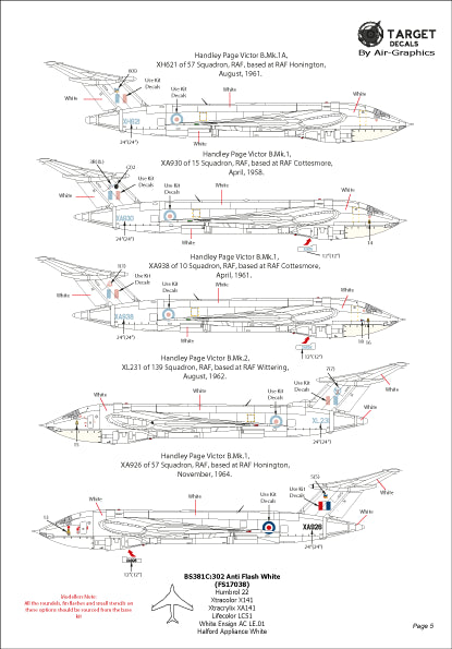 Air-Graphic AIR72-001 1:72 Handley-Page Victor B.1/B.2 RAF Honington/Cottesmore