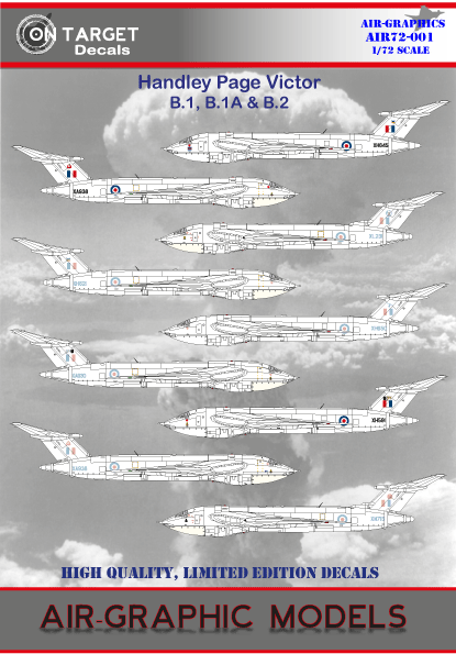 Air-Graphic AIR72-001 1:72 Handley-Page Victor B.1/B.2 RAF Honington/Cottesmore