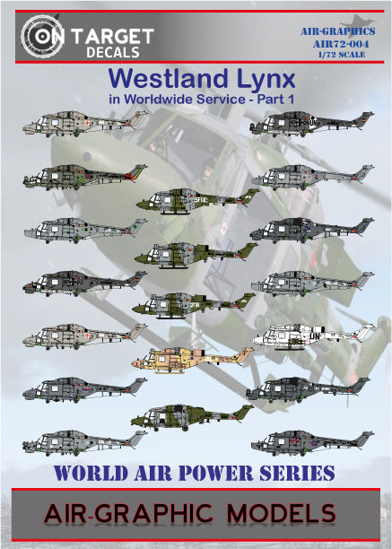 Air-Graphic AIR72-004 1:72 Westland Lynx Worldwide Part 1 Lynx AH.7 Op Granby