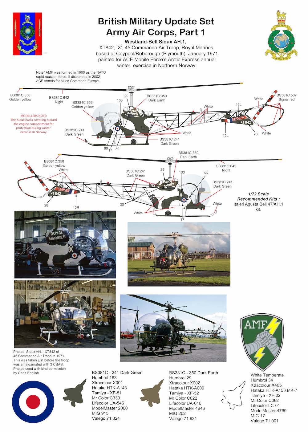 Air-Graphic Models AIR72-009 1:72 British Military Update set
