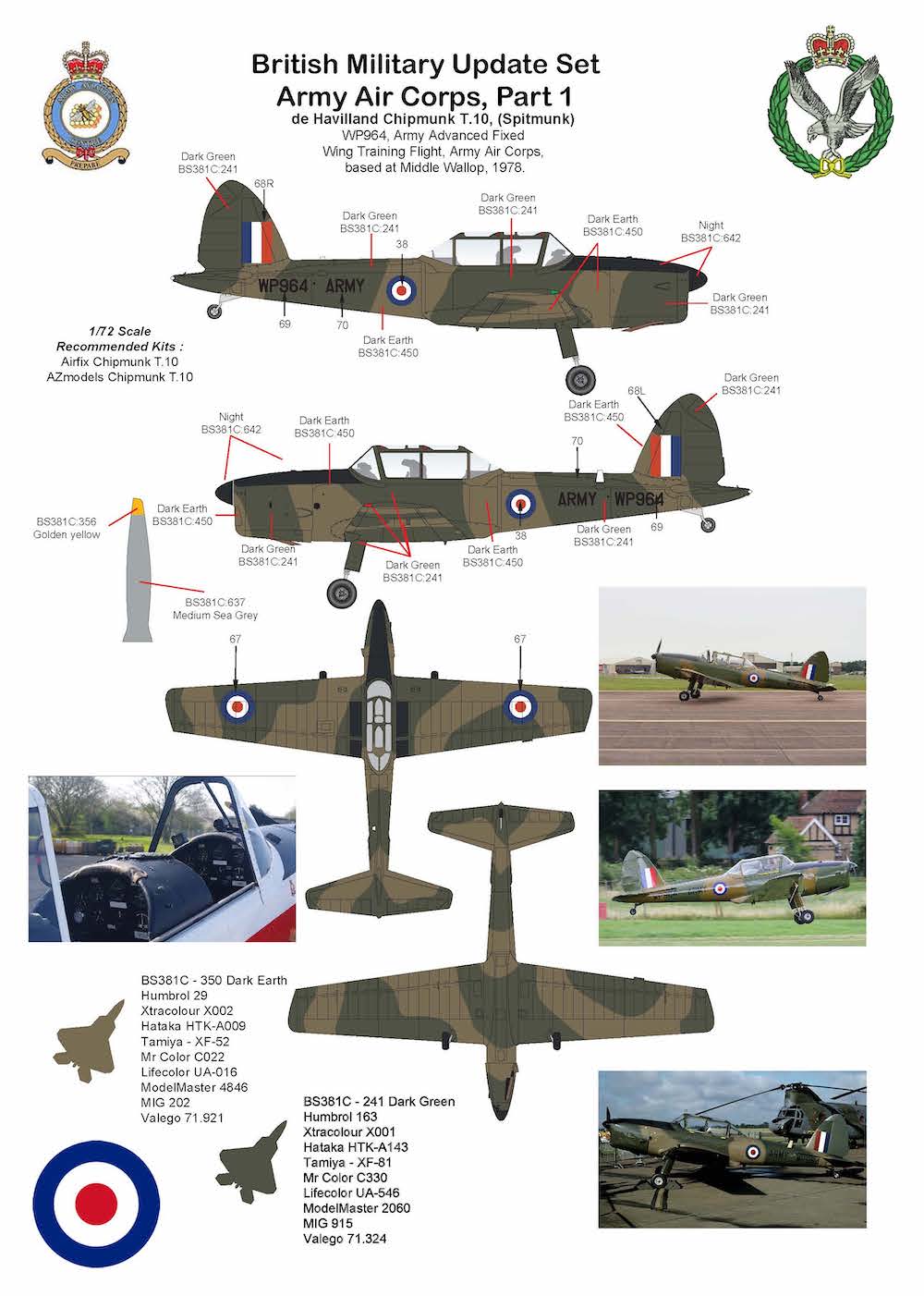 Air-Graphic Models AIR72-009 1:72 British Military Update set
