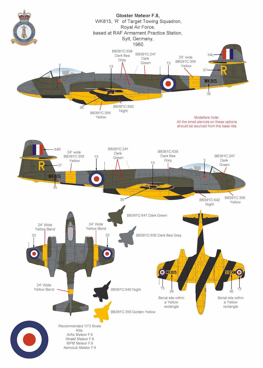 Air-Graphic AIR72-014 1:72 British Military Training Aircraft of the 1960s