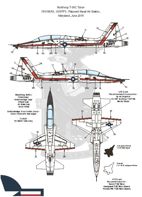 Air-Graphic Models AIR72-016 1:72 USNTPS Part 1