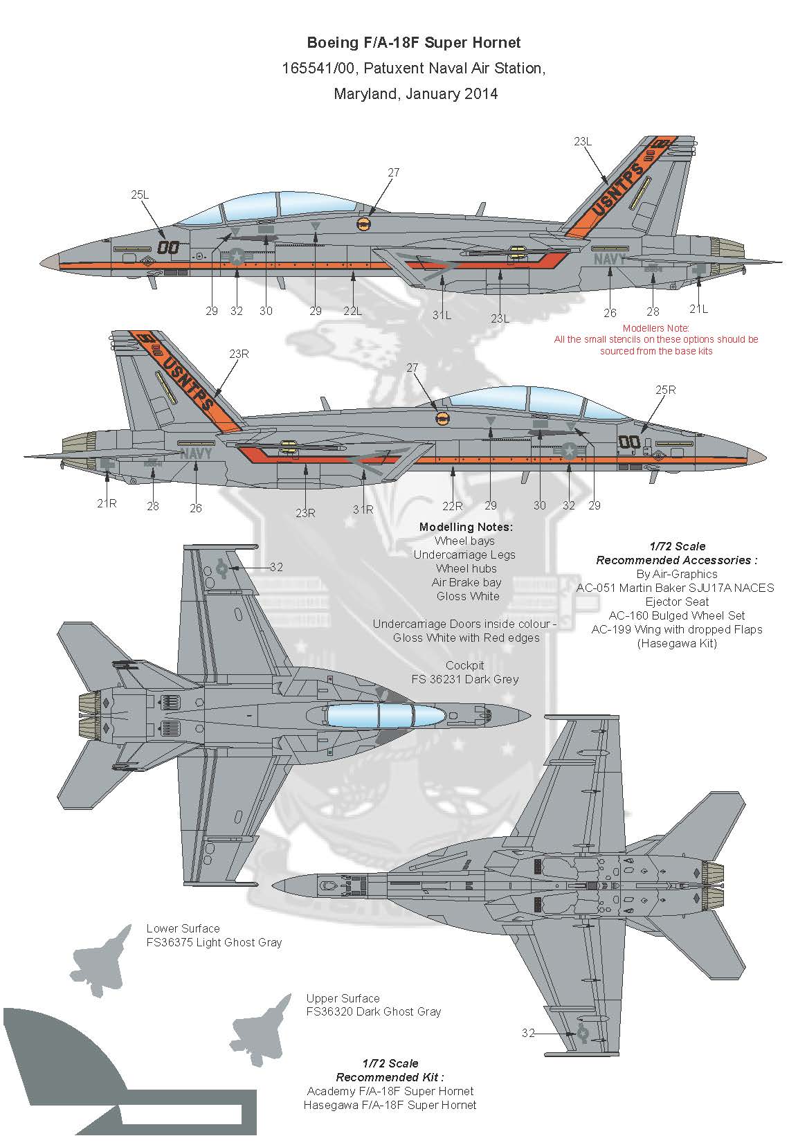 Air-Graphic Models AIR72-016 1:72 USNTPS Part 1