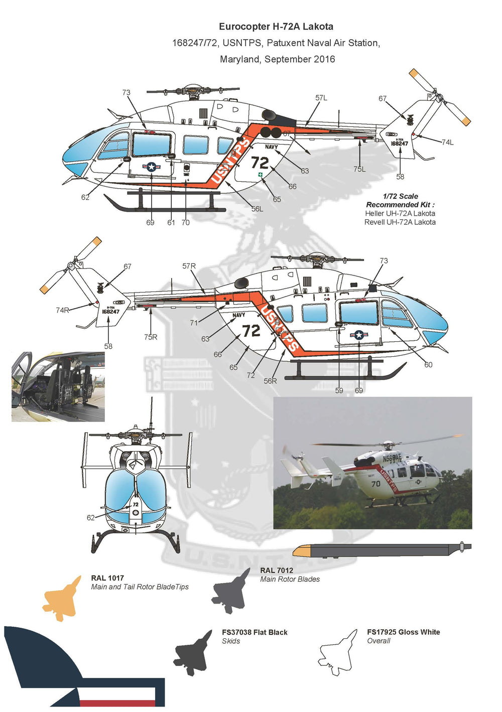 Air-Graphic Models AIR72-016 1:72 USNTPS Part 1