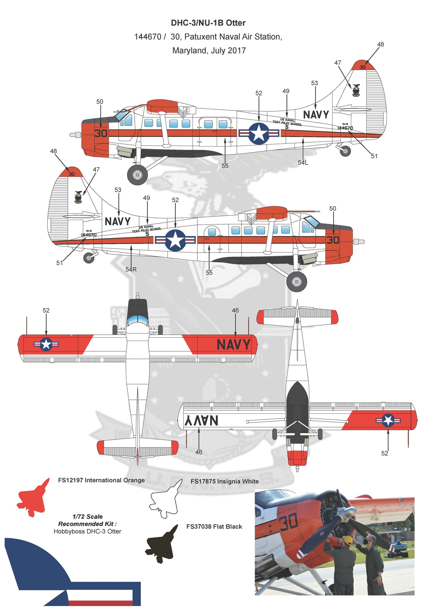 Air-Graphic Models AIR72-016 1:72 USNTPS Part 1