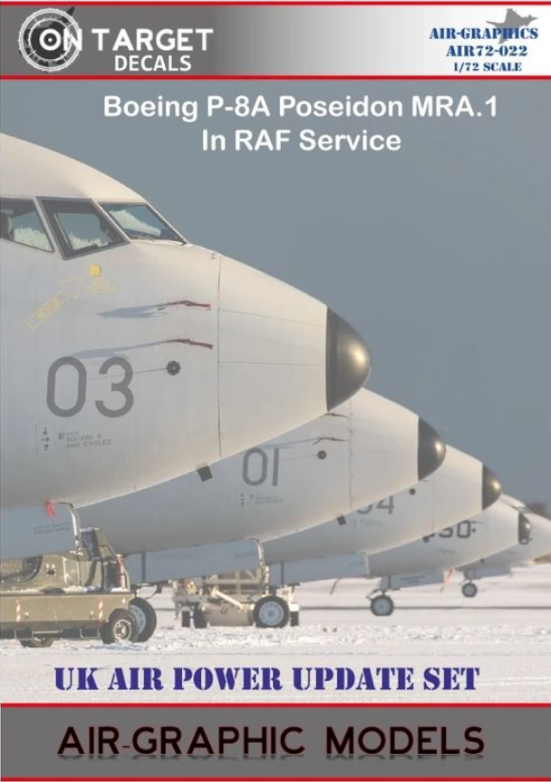 Air-Graphic Models AIR72-022 1:72 RAF Boeing P-8 Poseidon MRA.1 in RAF service