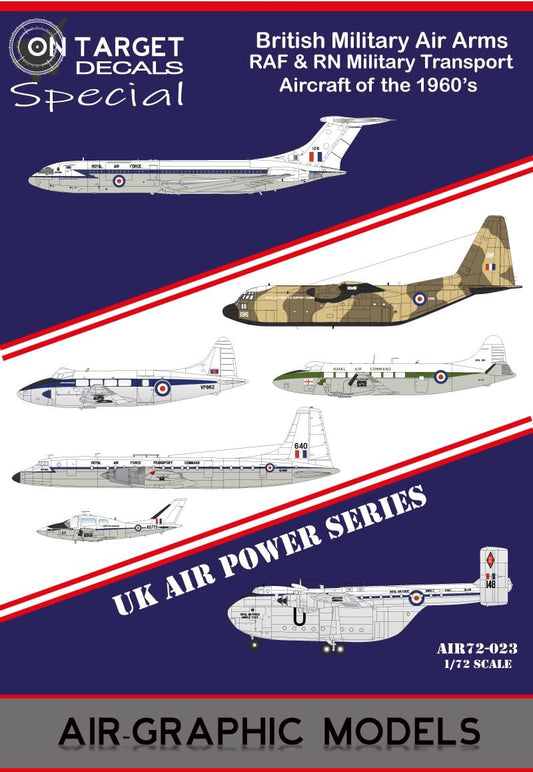 Air-Graphic AIR72-023 1:72 British Military Transport Aircraft 1960s Part 1