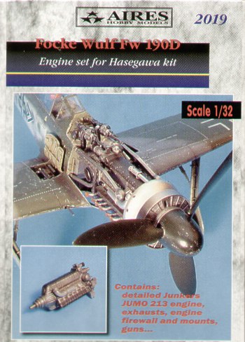 Aires AIRE2019 1:32 Focke-Wulf Fw-190D Engine Detail Set (Hasegawa/Hobby 2000)