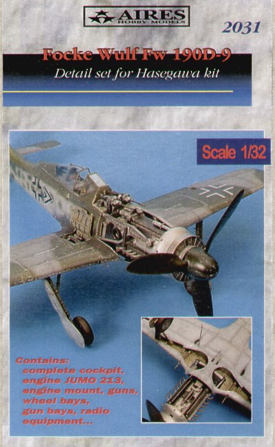 Aires AIRE2031 1:32 Focke-Wulf Fw-190D-9 detail set