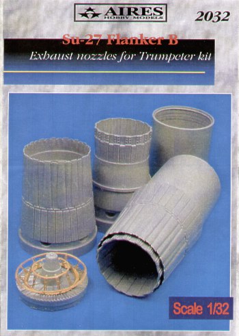 Aires AIRE2032 1:32 Sukhoi Su-27 Flanker B exhaust nozzles