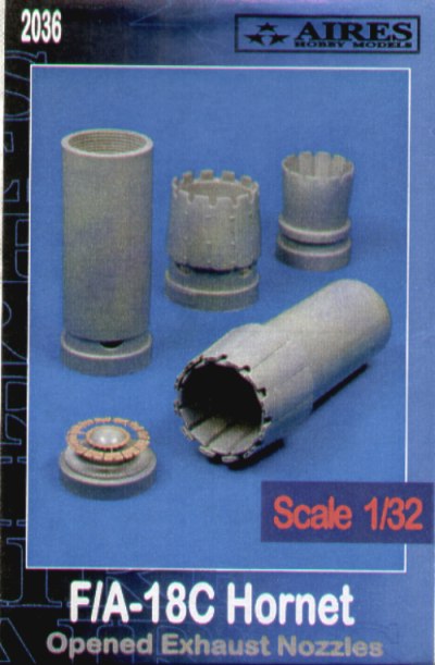 Aires AIRE2036 1:32 McDonnell-Douglas F/A-18C F/A-18D Hornet exhaust nozzles