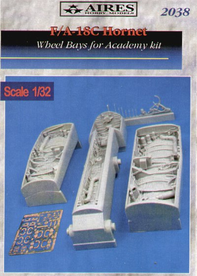 Aires AIRE2038 1:32 McDonnell-Douglas F/A-18C F/A-18D Hornet wheel bay