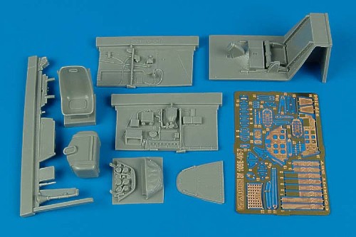Aires AIRE2104 1:32 Messerschmitt Bf-109E-4/Bf-109E-7 cockpit set