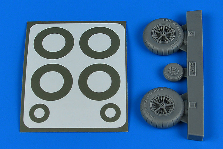Aires AIRE2244 1:32 Messerschmitt Bf-108 wheels & paint masks