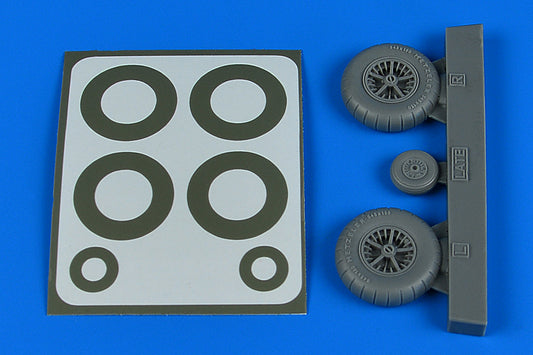Aires AIRE2244 1:32 Messerschmitt Bf-108 wheels & paint masks