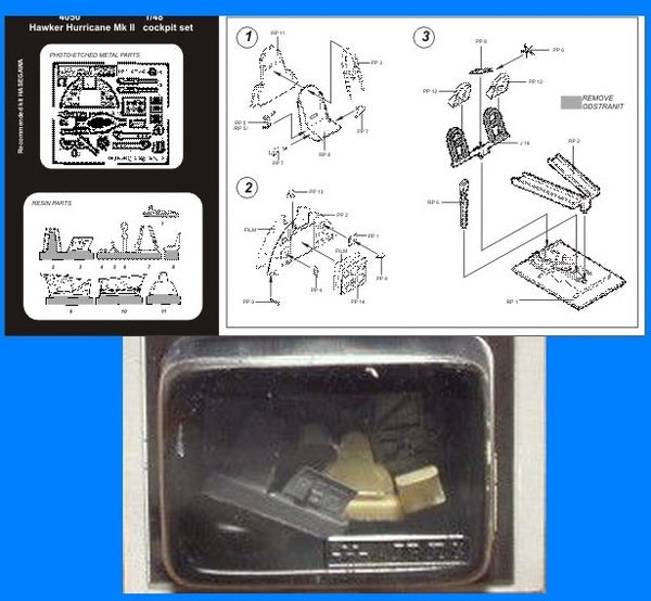Aires AIRE4050 1:48 Hawker Hurricane cockpit