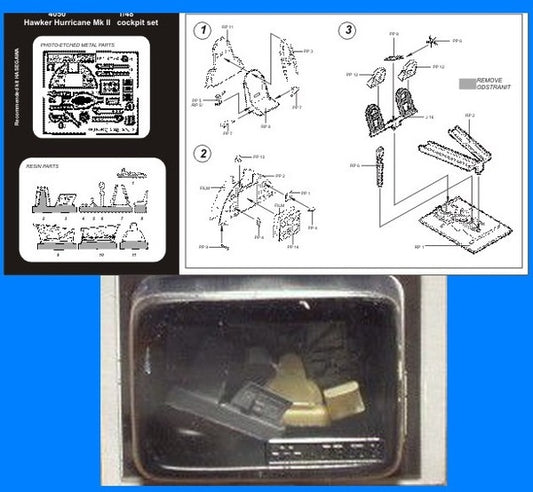 Aires AIRE4050 1:48 Hawker Hurricane cockpit