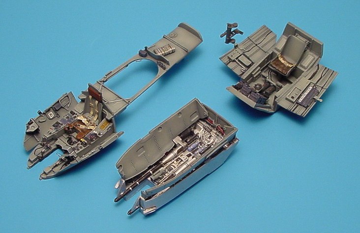 Aires AIRE4159 1:48 Messerschmitt Me-410A-1 gun bay and cockpit set