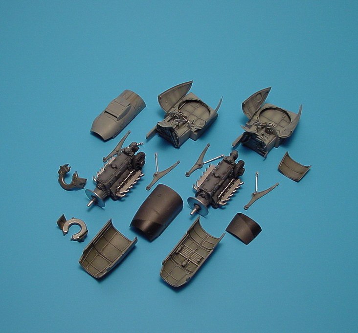Aires AIRE4170 1:48 Messerschmitt Me-410A-1 engine detail set
