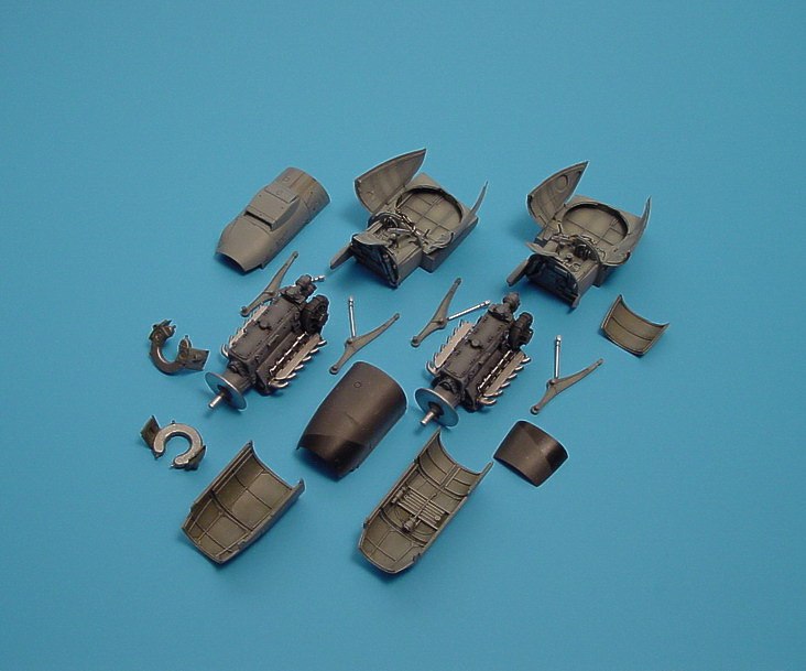 Aires AIRE4170 1:48 Messerschmitt Me-410A-1 engine detail set