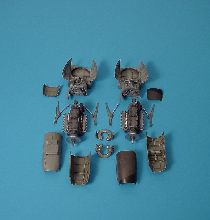 Aires AIRE4170 1:48 Messerschmitt Me-410A-1 engine detail set