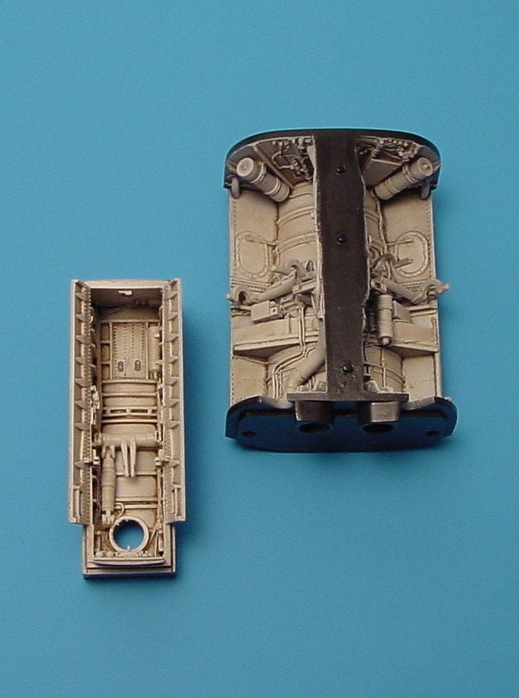 Aires AIRE4173 1:48 Vought F-8E Crusader wheel bay