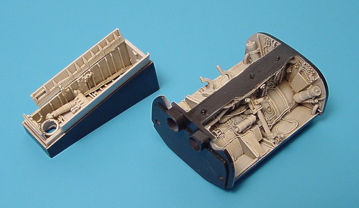 Aires AIRE4173 1:48 Vought F-8E Crusader wheel bay