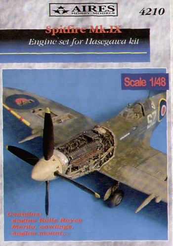 Aires AIRE4210 1:48 Supermarine Spitfire Mk.IXC engine set