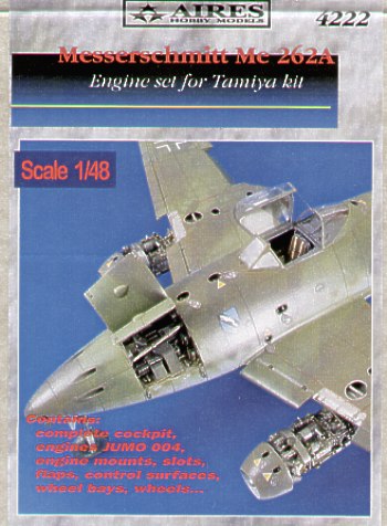 Aires AIRE4222 1:48 Messerschmitt Me-262A Schwalbe details set