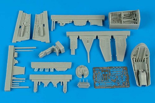 Aires AIRE4359 1:48 Heinkel He-162A-2 Salamander cockpit and wheel bay