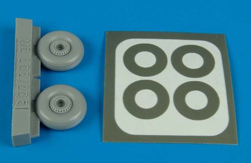 Aires AIRE4493 1:48 Macchi C.202/Macchi C.205 wheels and paint masks