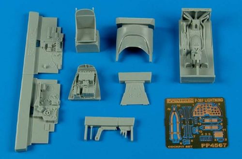 Aires AIRE4567 1:48 Lockheed P-38F Lightning cockpit set