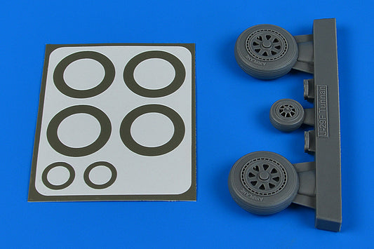 Aires AIRE4822 1:48 Saab J-29 Tunnan wheels & paint masks