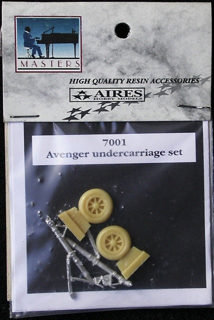 Aires AIRE7001 1:72 Grumman TBM Avenger Weighted Wheels & Undercarriage