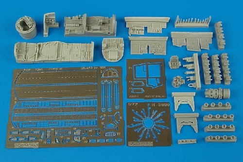 Aires AIRE7007 1:72 Grumman TBM Avenger Cockpit & Turret Detail Set