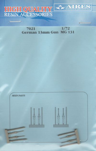 Aires AIRE7021 1:72 German 13mm MG.131 guns x 4
