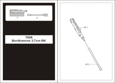 Aires AIRE7098 1:72 Junkers Ju-87G 'Stuka' Bordkanone 3.7cm/BK 37
