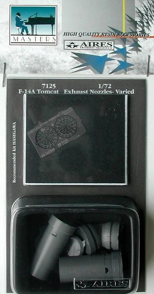 Aires AIRE7125 1:72 Grumman F-14A Tomcat exhaust nozzles-varied