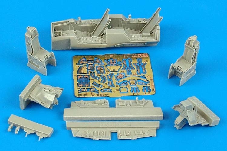 Aires AIRE7167 1:72 Lockheed-Martin F-16D Fighting Falcon cockpit set