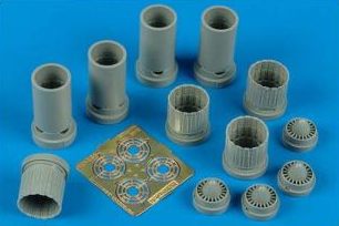 Aires AIRE7171 1:72 Convair B-58 Hustler exhaust nozzles