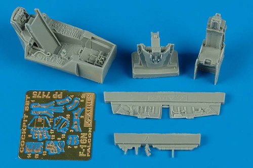 Aires AIRE7175 1:72 Lockheed-Martin F-16N Fighting Falcon Aggressor cockpit set